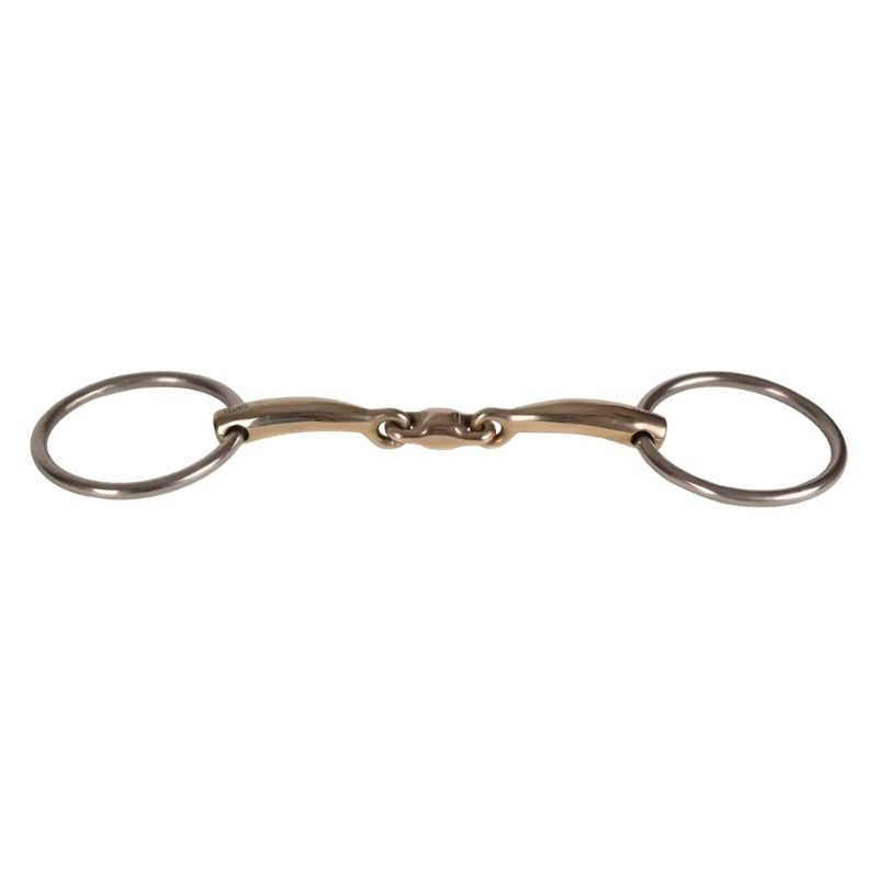 Dubbelgebroken Trens met Losse Ringen Sweet Copper 14mm