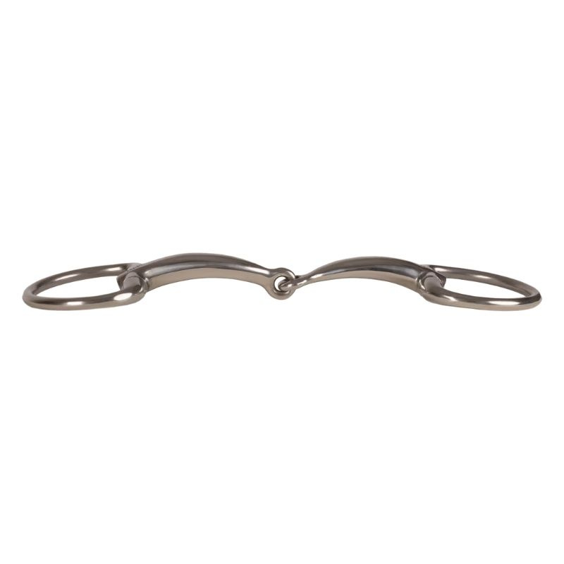 Olijfbit Enkelgebroken Stainless Steel 14mm