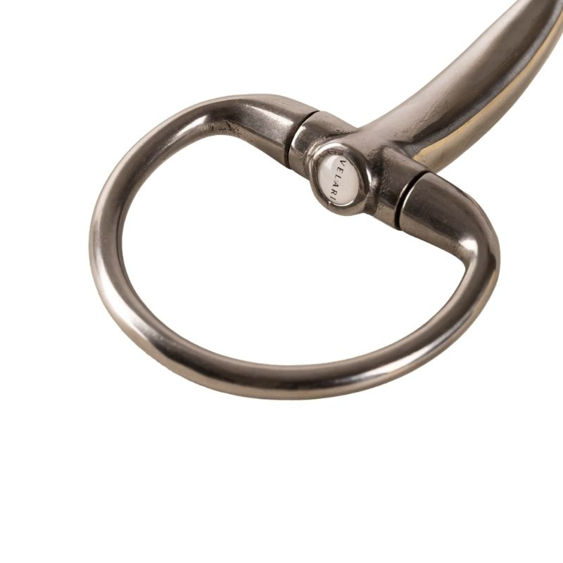 Olijfbit Enkelgebroken Stainless Steel 14mm