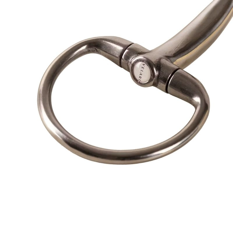 Olijfbit Enkelgebroken Stainless Steel 16mm