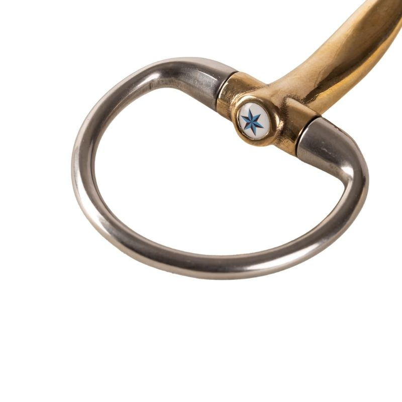 Olijfkop Dubbelgebroken Sweet Copper 14mm