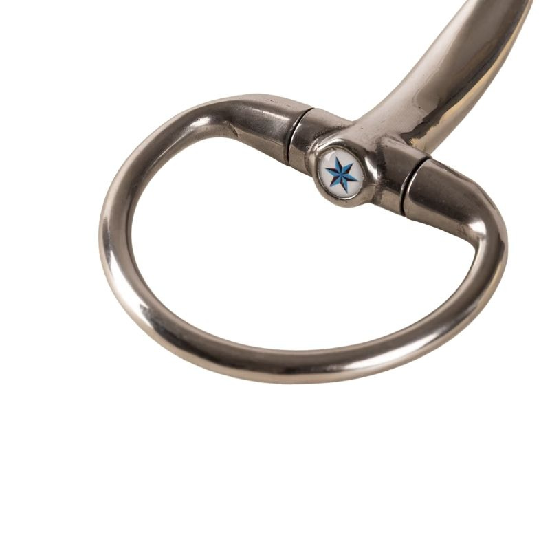 Olijfkop Dubbelgebroken Stainless Steel 14mm