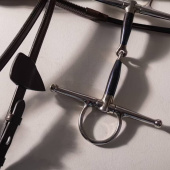 Full Cheek Bit Enkelgebroken Sweet Iron 14mm Full Cheek Bit Enkelgebroken Sweet Iron 14mm