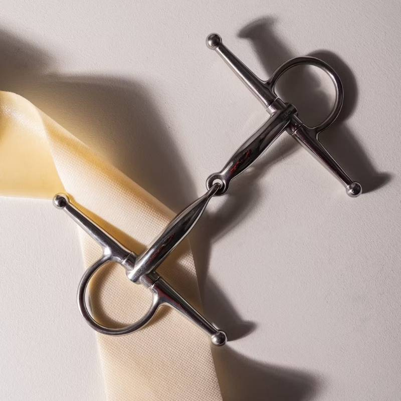 Full Cheek Bit Enkelgebroken Stainless Steel 14mm