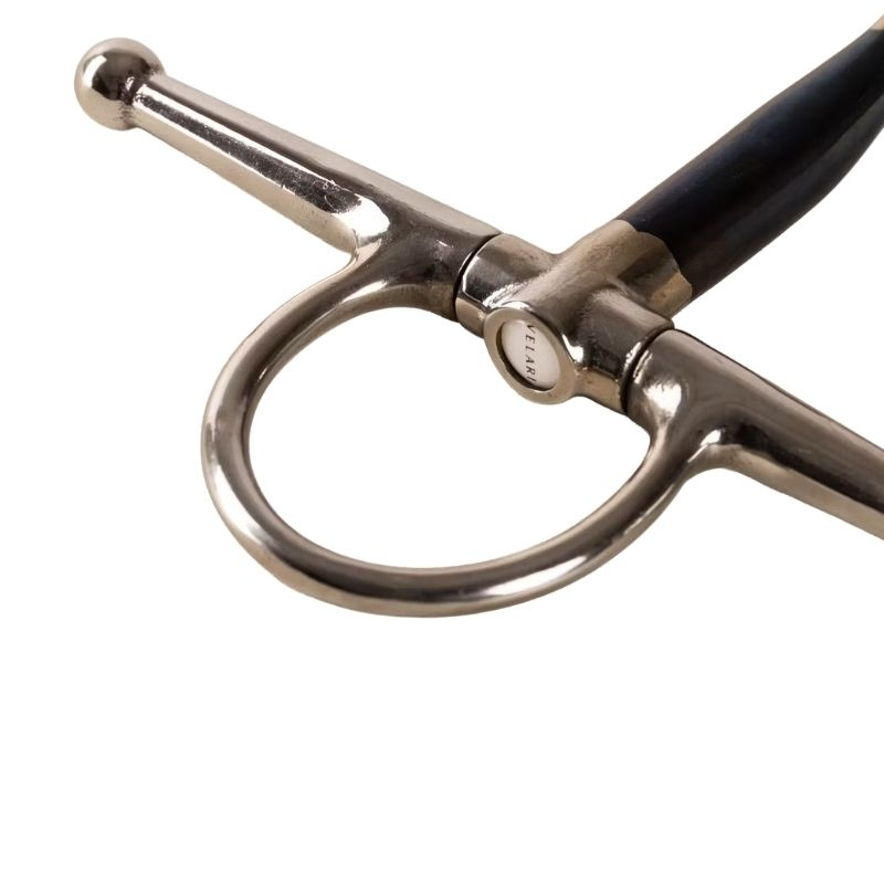 Full Cheek Bit Enkelgebroken Sweet Iron 16mm