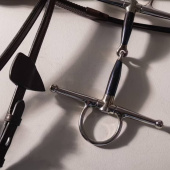 Full Cheek Bit Enkelgebroken Sweet Iron 16mm Full Cheek Bit Enkelgebroken Sweet Iron 16mm