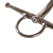 Full Cheek Bit Enkelgebroken Stainless Steel 16mm Full Cheek Bit Enkelgebroken Stainless Steel 16mm