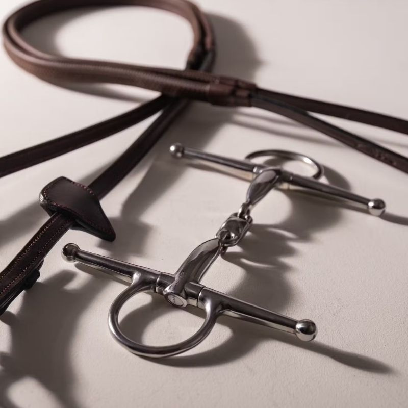 Fullcheek Bit Dubbelgebroken Stainless Steel 14mm