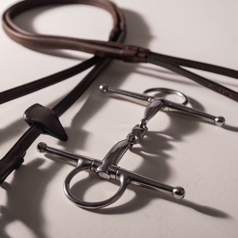 Fullcheek Bit Dubbelgebroken Stainless Steel 16mm