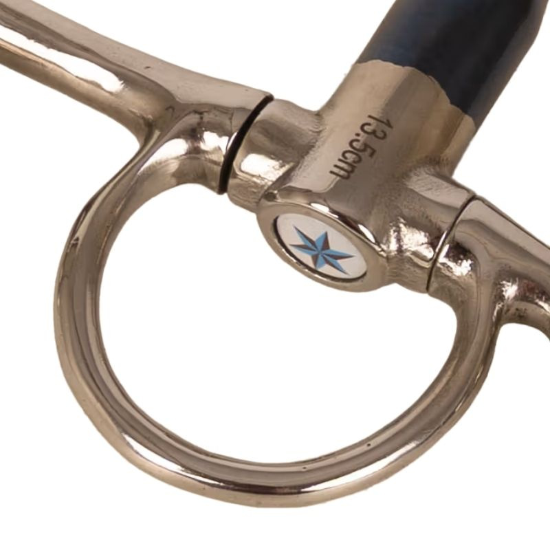 Pelham Dubbelgebroken Short Sweet Iron 16mm