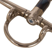 Fullcheek Gag Bit Dubbelgebroken Sweet Iron 16mm Fullcheek Gag Bit Dubbelgebroken Sweet Iron 16mm