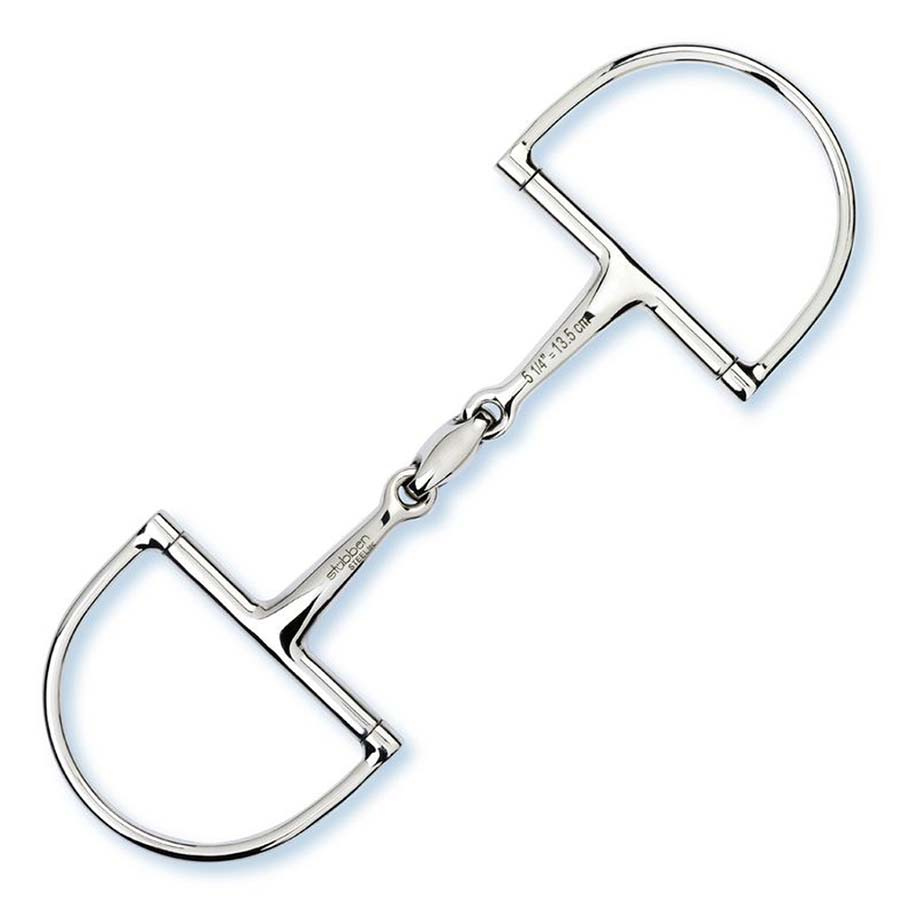 Dubbelgebroken bit D-ring Easy Control