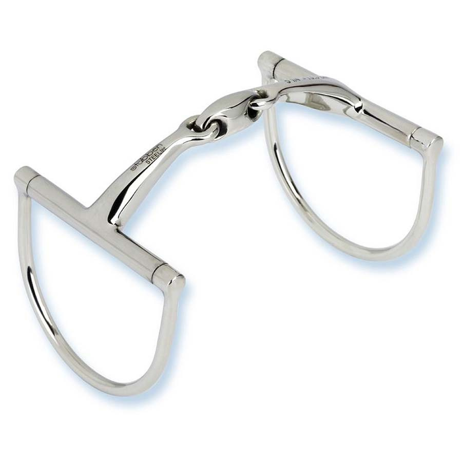 Dubbelgebroken bit D-ring Easy Control