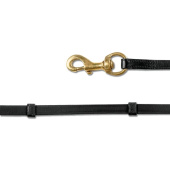IJslandse teugels Snap Hook Zwart/Messing IJslandse teugels Snap Hook Zwart/Messing