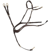 Anatomisch Voorbieg met Martingal Chocolate/Goud Anatomisch Voorbieg met Martingal Chocolate/Goud