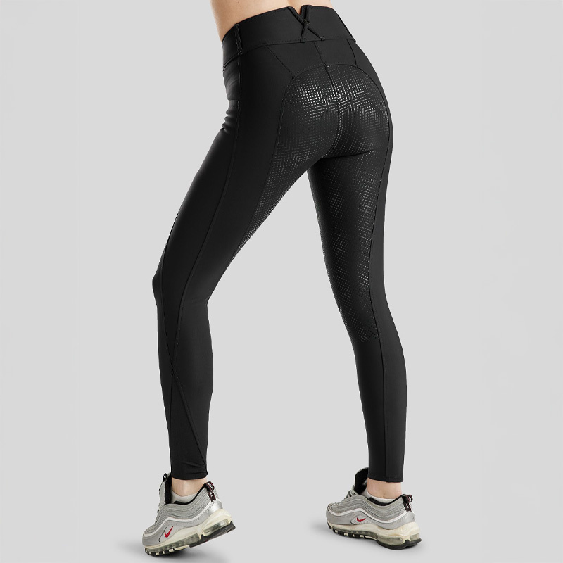 Rijbroek MoZida Refined Crystals Full Grip Zwart