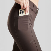 Rijbroek MoZida Refined Crystals Full Grip Bruin Rijbroek MoZida Refined Crystals Full Grip Bruin