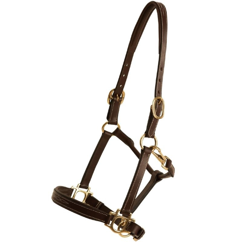 Leren halster Fancy Bruin