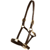 Leren halster Fancy Bruin Leren halster Fancy Bruin