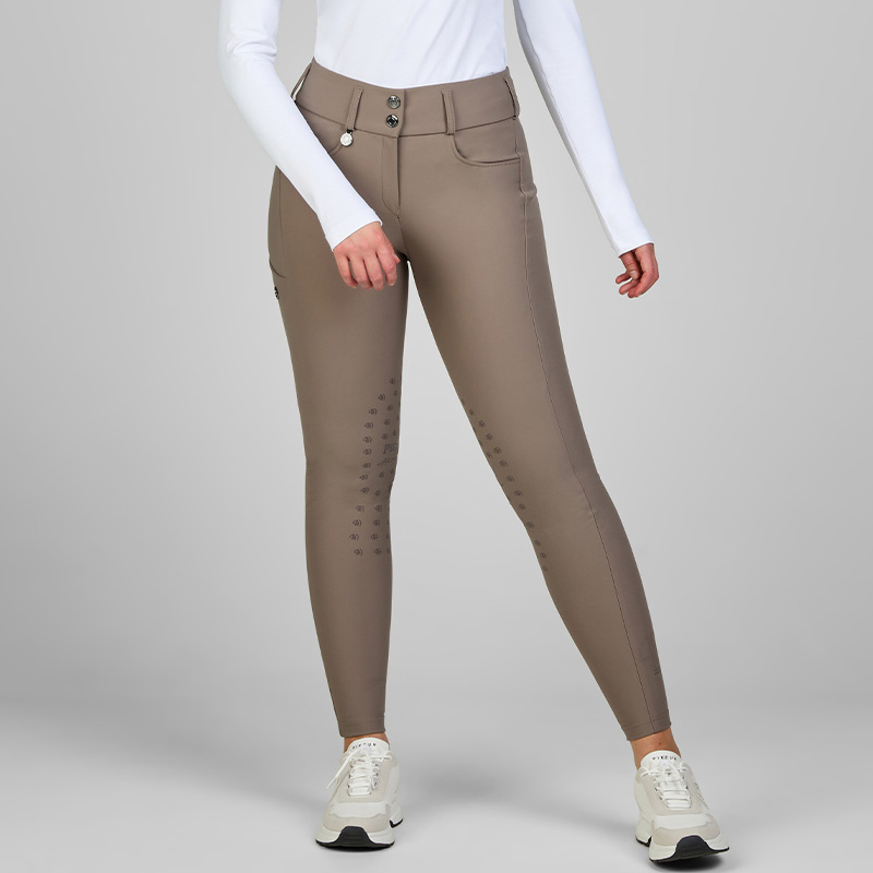 Rijbroek Amia SD Kniestukken Beige