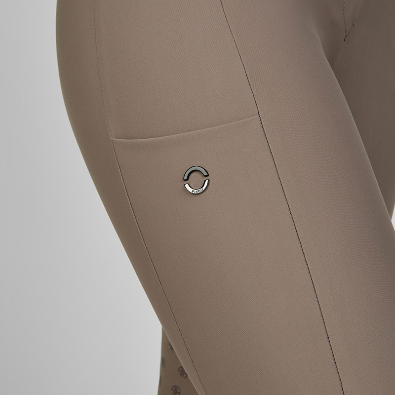 Rijbroek Amia SD Kniestukken Beige