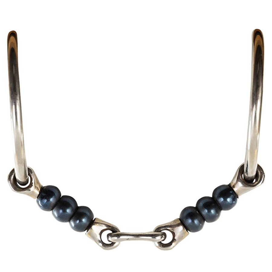 Dubbelgebroken Bit met Ballen Sweet Iron 14mm