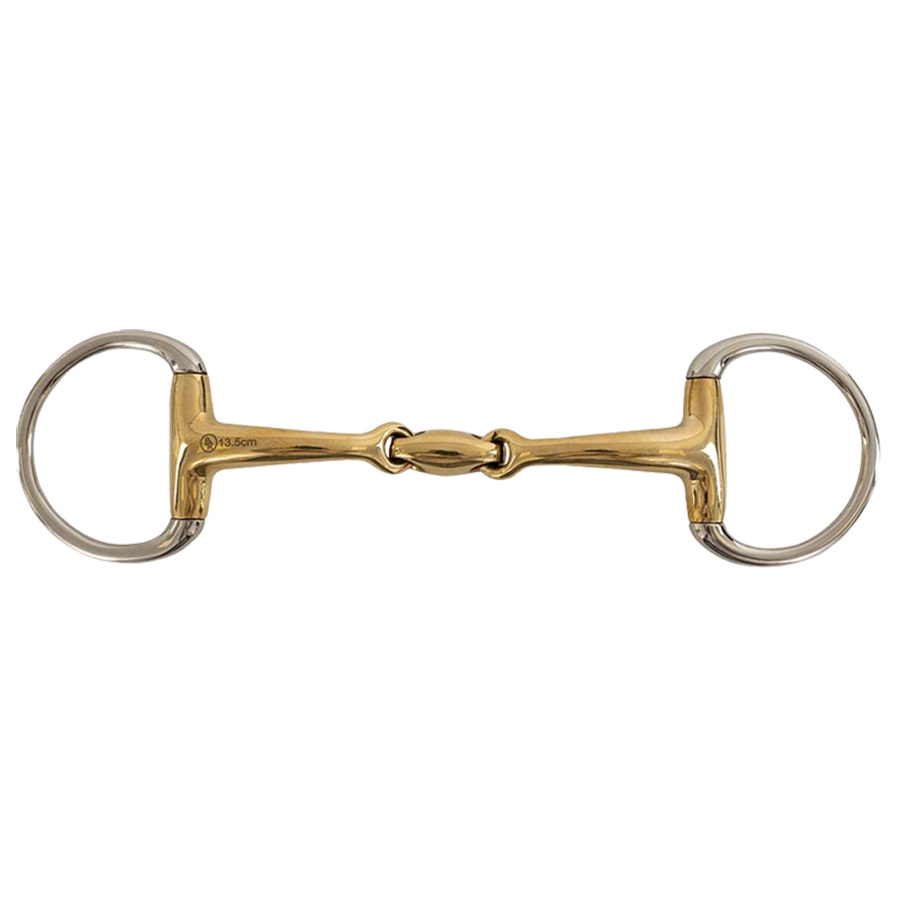 Dubbelgebroken Eggbet Bit met Lock Up Soft Contact Magic System 12mm