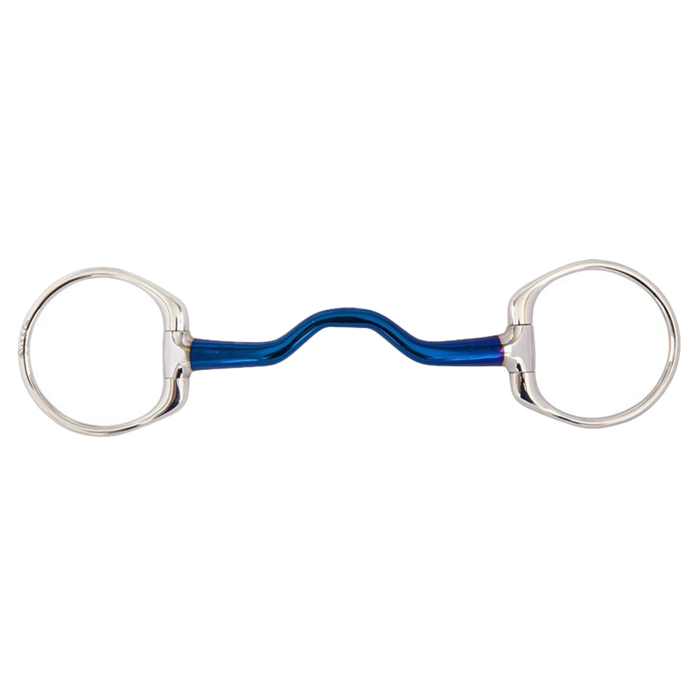 Recht Eggbet Bit met Poort Sweet Iron 14mm