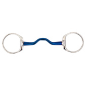 Recht Eggbet Bit met Poort Sweet Iron 14mm Recht Eggbet Bit met Poort Sweet Iron 14mm