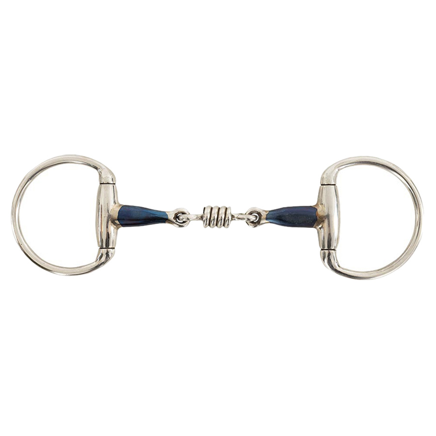 Dubbelgebroken Eggbet Bit met Rollen Sweet Iron 14mm