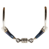 Dubbelgebroken Eggbet Bit met Rollen Sweet Iron 14mm Dubbelgebroken Eggbet Bit met Rollen Sweet Iron 14mm