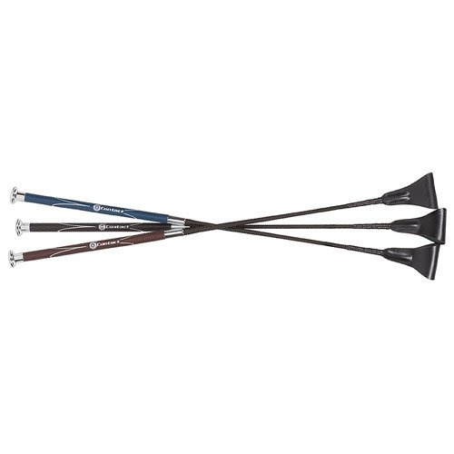 Dressuurzweep Contact Nylon Donkerbruin