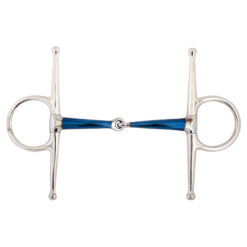 Enkelgebroken Eggbet Bit Full Cheek Sweet Iron 14mm