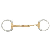 Dubbelgebroken Eggbet Bit Soft Contact Bradoon 12mm Dubbelgebroken Eggbet Bit Soft Contact Bradoon 12mm