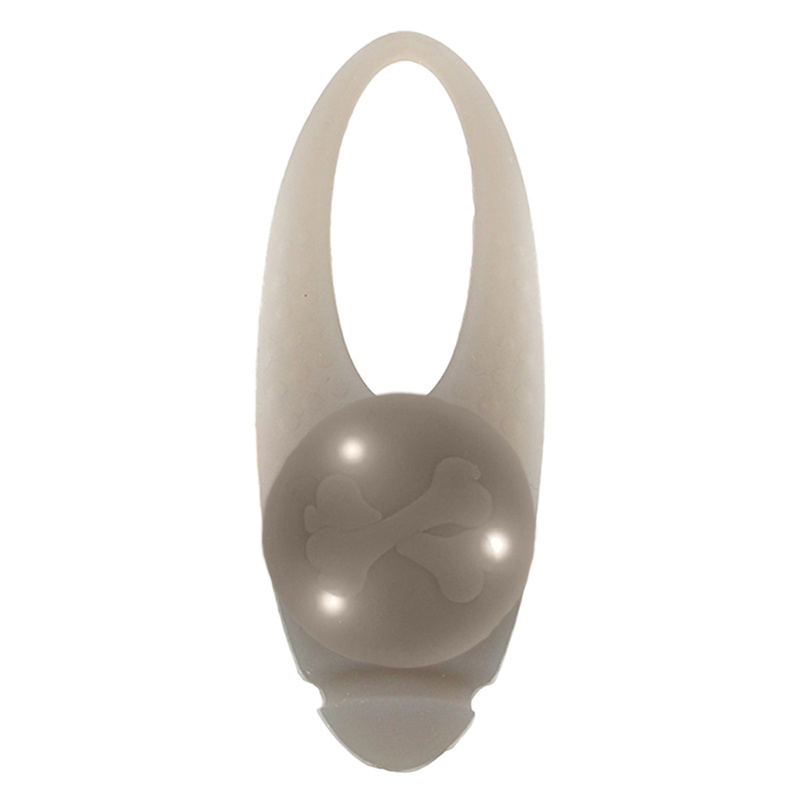 Knipperlamp Basic Siliconen LED Grijs