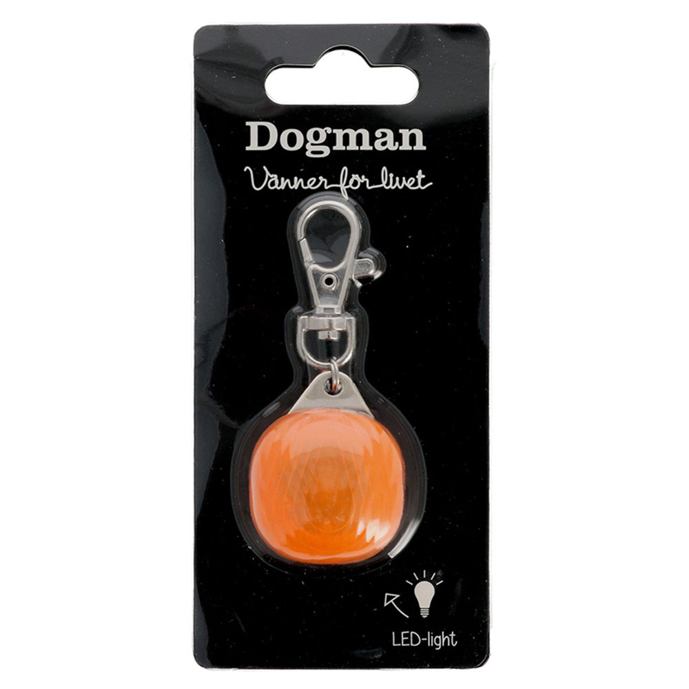 Knipperlamp Burger LED Oranje