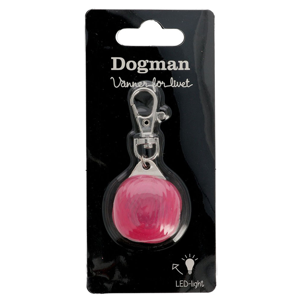 Knipperlamp Burger LED Roze