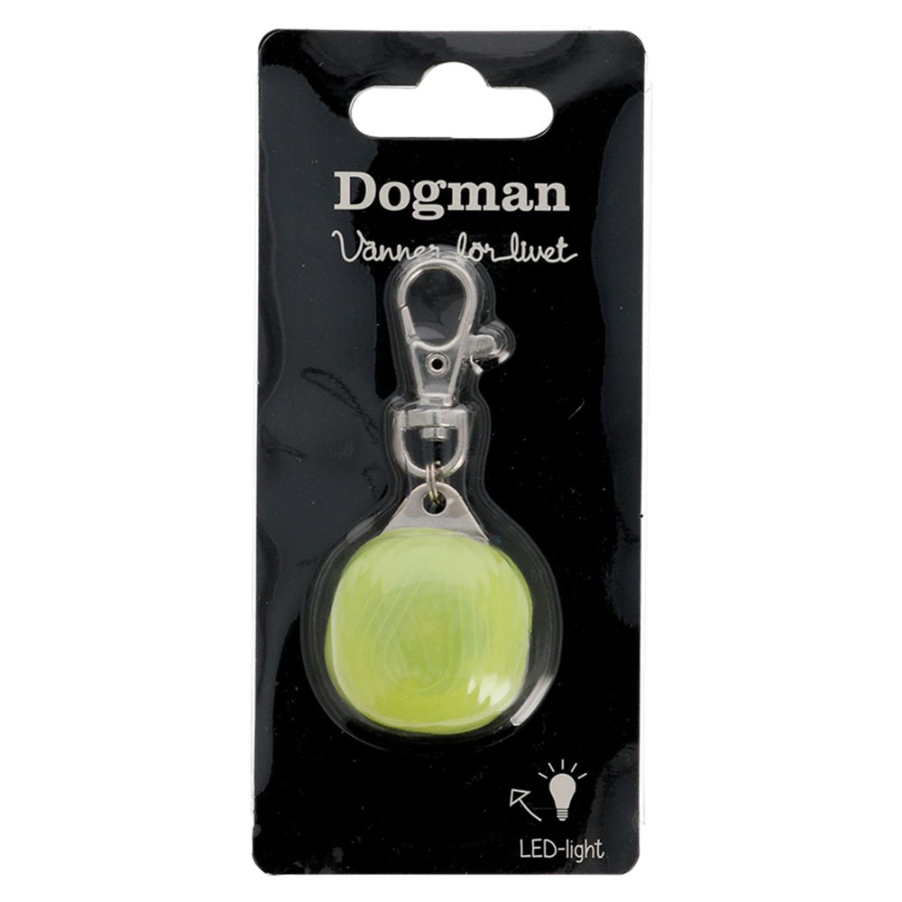 Knipperlamp Burger LED Geel