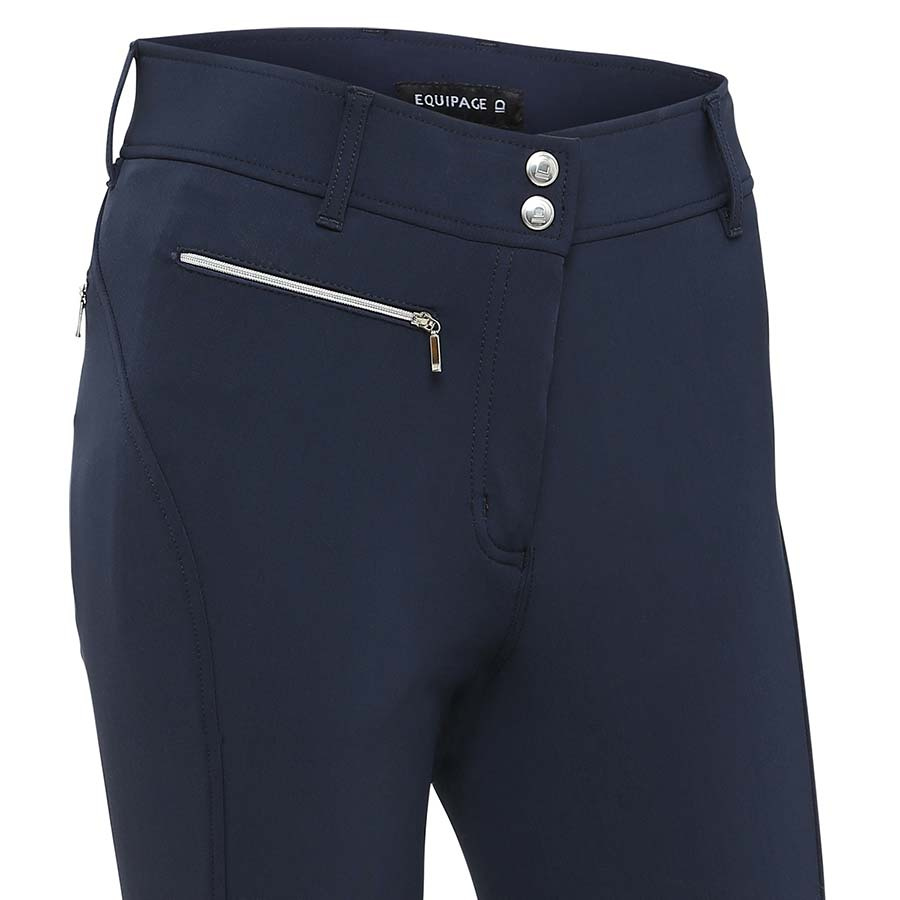 Rijbroeken Alissa Knee Grip Marineblauw