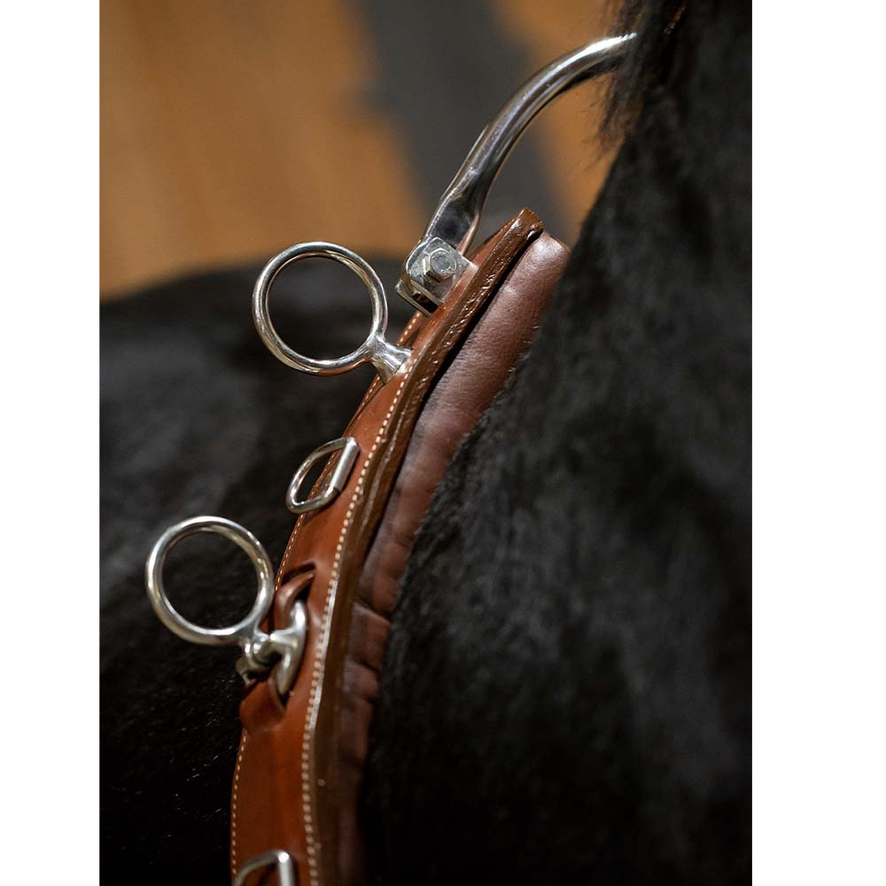 Lange teugelgordel Bruin