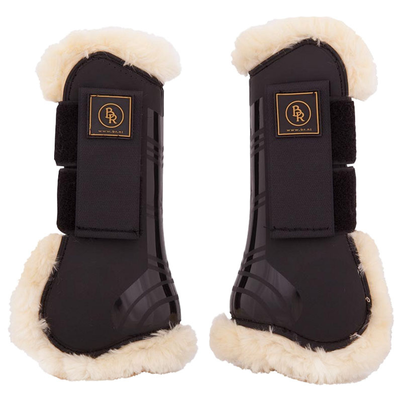 Peesbeschermers Snuggle Synthetic Sheepskin Zwart