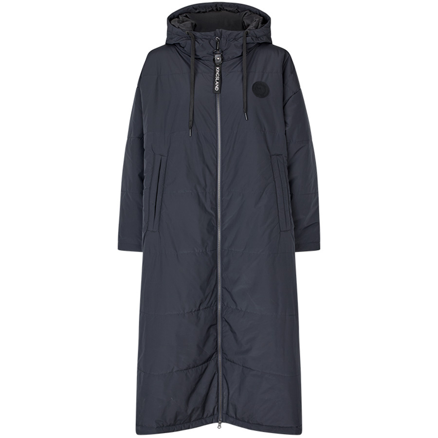 Lange Rijjas KLMarley Unisex Overcoat Marineblauw