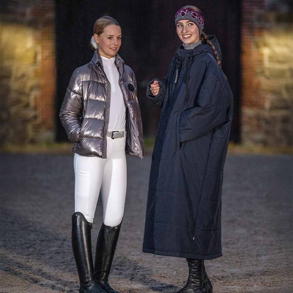 Lange Rijjas KLMarley Unisex Overcoat Marineblauw