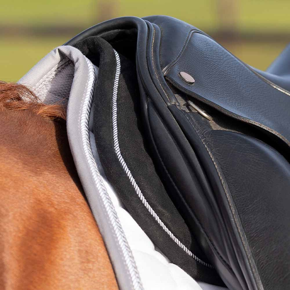Zadelonderlegger Memory Foam Zwart