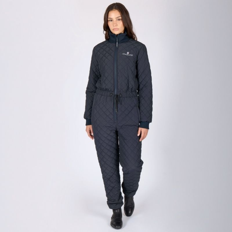 Overall Classic Quilted Onepiece Marineblauw
