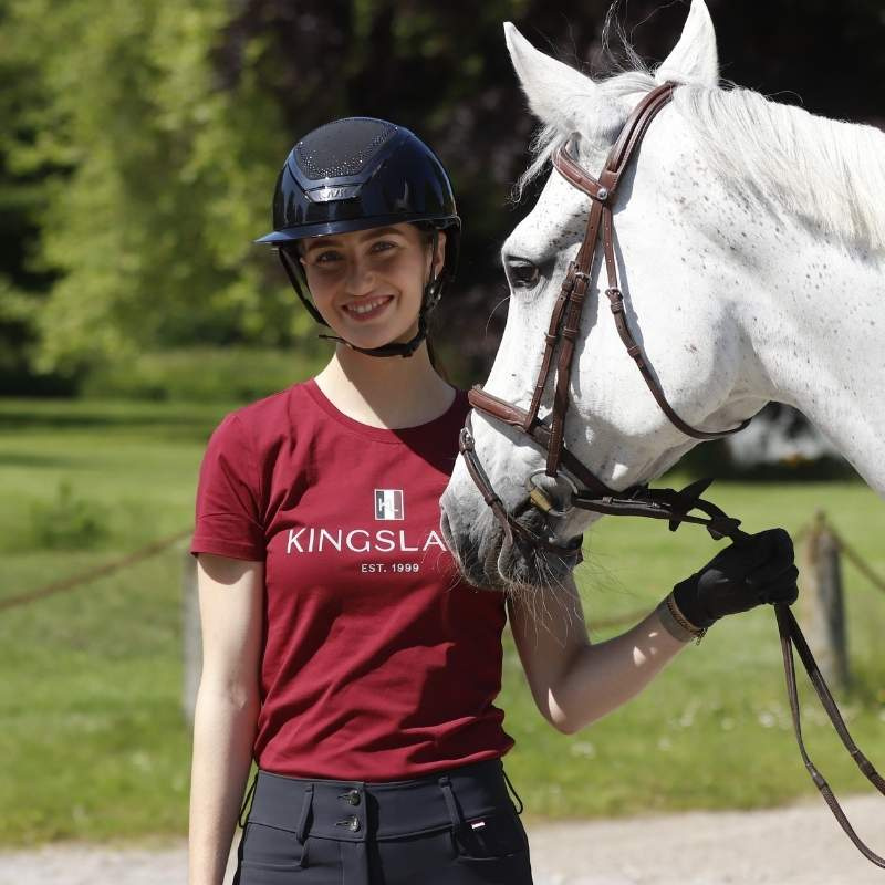 T-shirt Classic Logo Bordeaux
