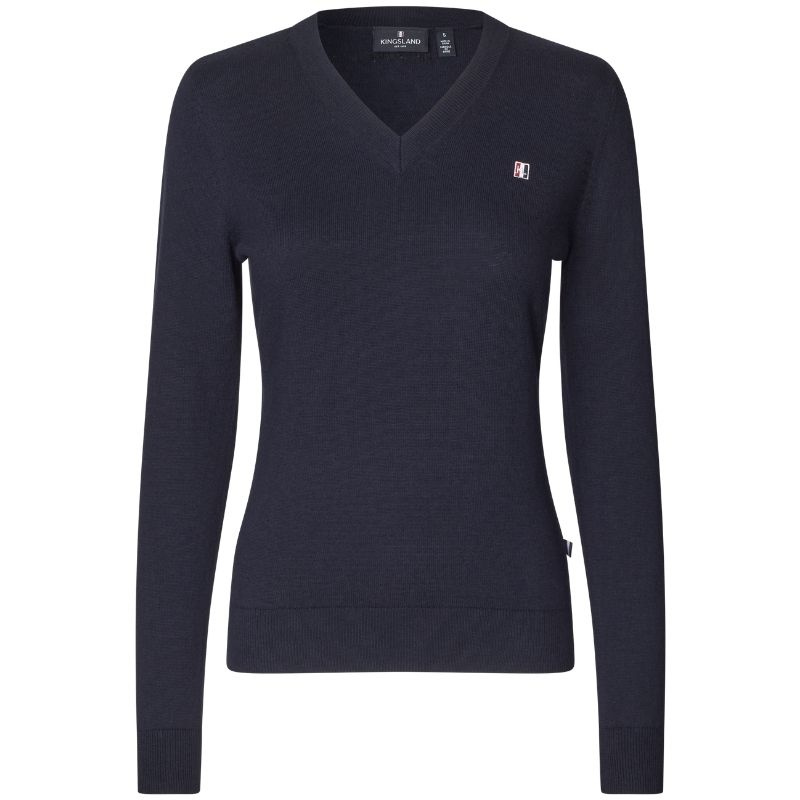 Trui Classic V-Neck Pullover Marineblauw