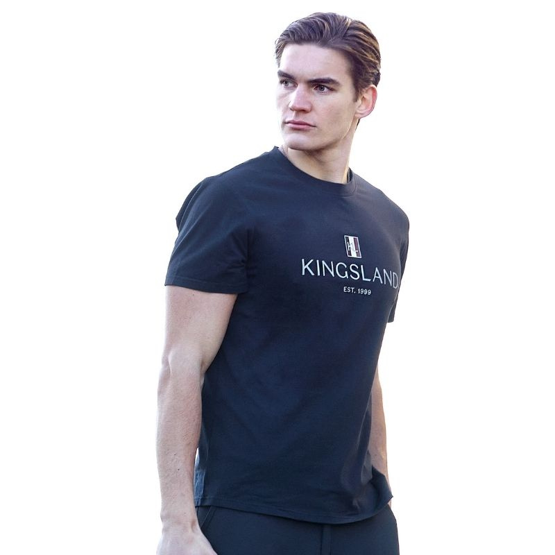 T-shirt Classic Mens Logo Marineblauw