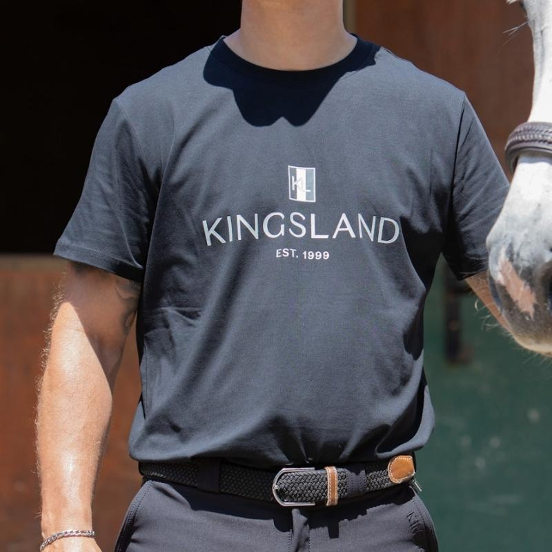 T-shirt Classic Mens Logo Zwart