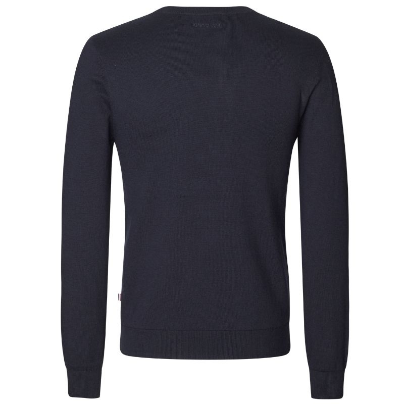 Trui Classic Mens O-Neck Pullover Marineblauw